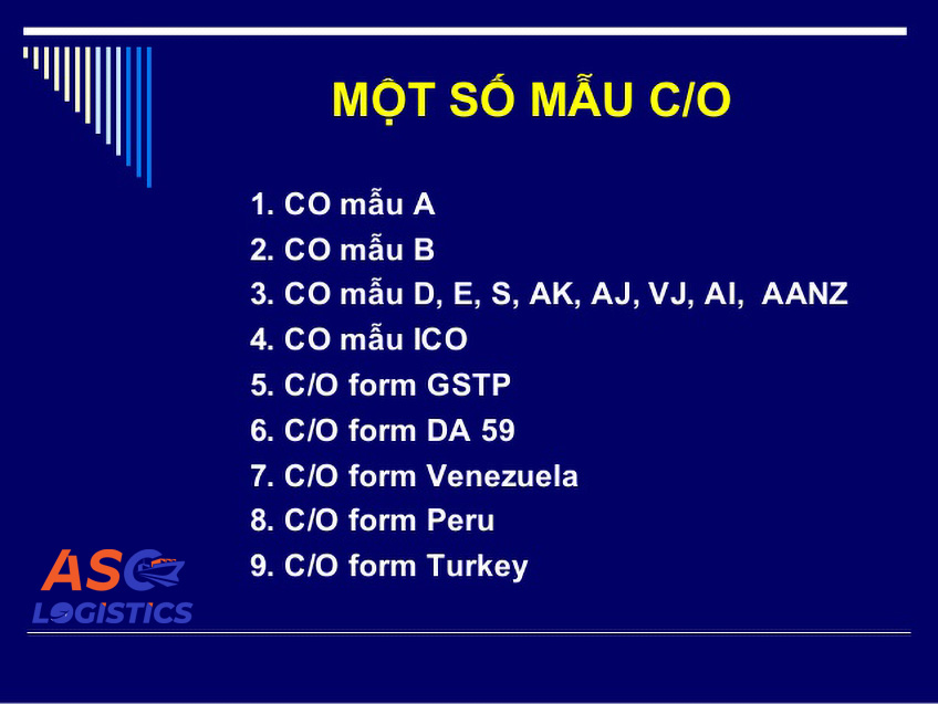 Quy trình cấp C/O ưu đãi