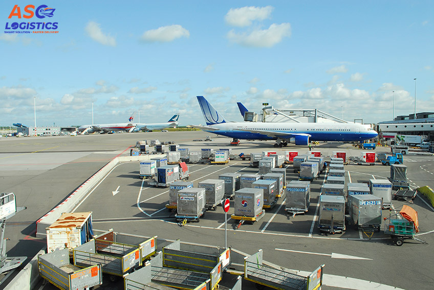 Phí vận chuyển quốc tế bằng đường hàng không - ASC Logistics