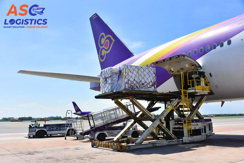 Vận chuyển hàng hóa từ Thái Lan về Việt Nam bằng đường hàng không - ASC Logistics