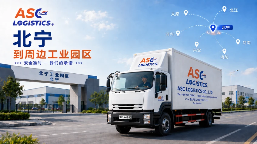 ASC物流公司在北宁省提供仓库搬迁服务。