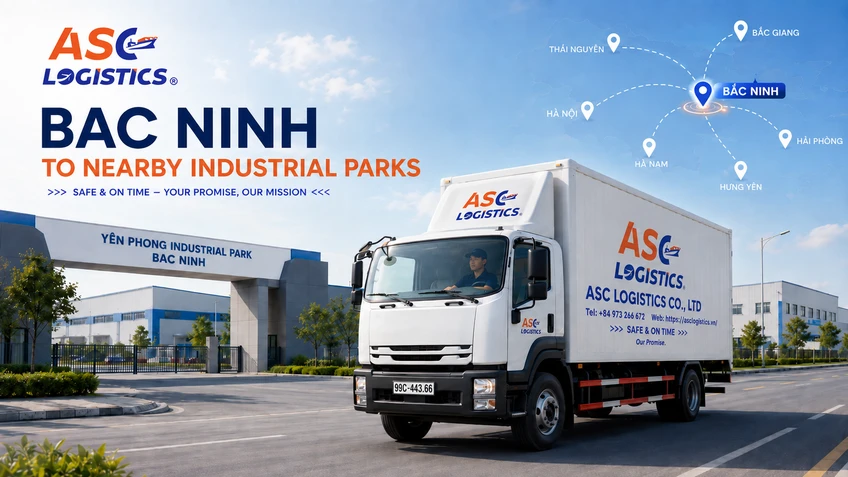 ASC Logistics provides warehouse relocation services in Bac Ninh.