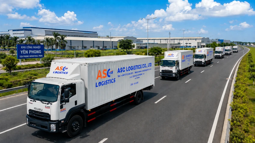 ASC Logistics provides enclosed truck freight transportation services between industrial zones.