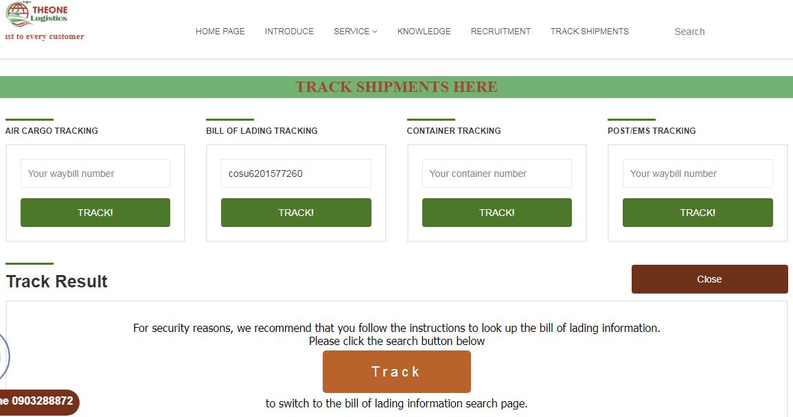 Results of tracking import and export goods