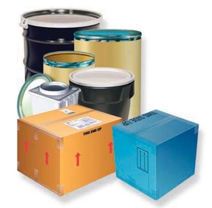 UN standard crate for packaging dangerous goods UNDER STANDARD UN